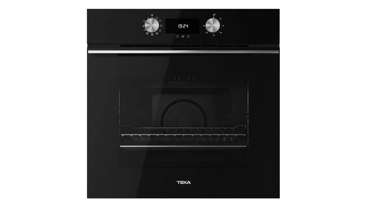 Teka HLB 8400 - Horno Multifunción SurroundTemp, 9 Funciones de Cocinado, Sistema de Limpieza Teka HydroClean, Calentamiento Rápido, Color Cristal Negro