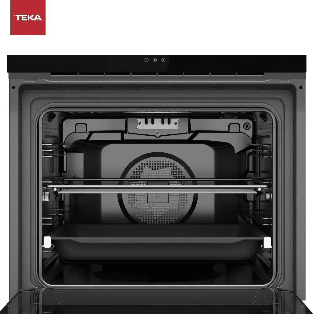 Teka HLB 8400 - Horno Multifunción SurroundTemp, 9 Funciones de Cocinado, Sistema de Limpieza Teka HydroClean, Calentamiento Rápido, Color Cristal Negro