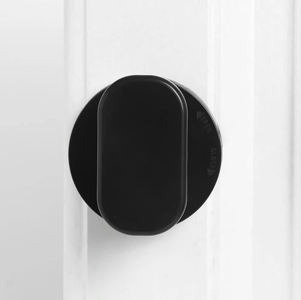 KAFENDA Adhesivo fuerte ventosa manijas de puertas y ventanas de vidrio. Cocina, nevera, cajonera, mueble tirador. agarraderas de baño, manijas sin agujeros, ventosas(negro)
