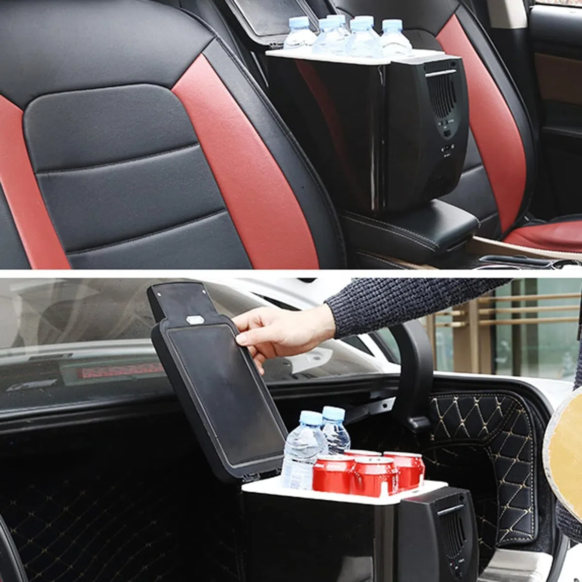 Mini refrigerador pequeño de 6L para coche, congelador y caja de refrigeración y calefacción, 2 en 1, multifunción, para viajes.