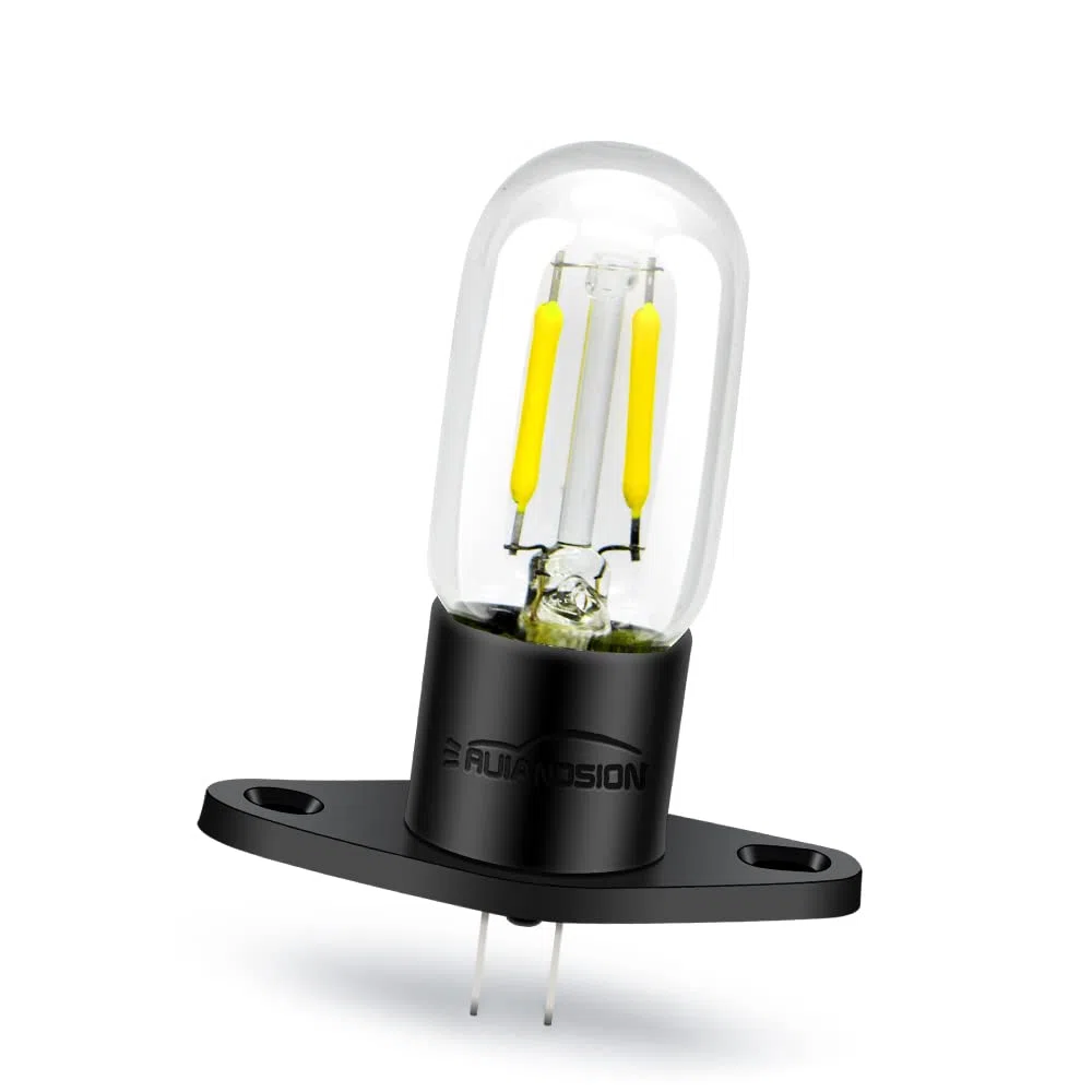 Ruiandsion Z187 - Bombilla para microondas T170, base de terminales rectos, 240 V, 2 A, 25 W, bombilla LED para microondas universal, color blanco
