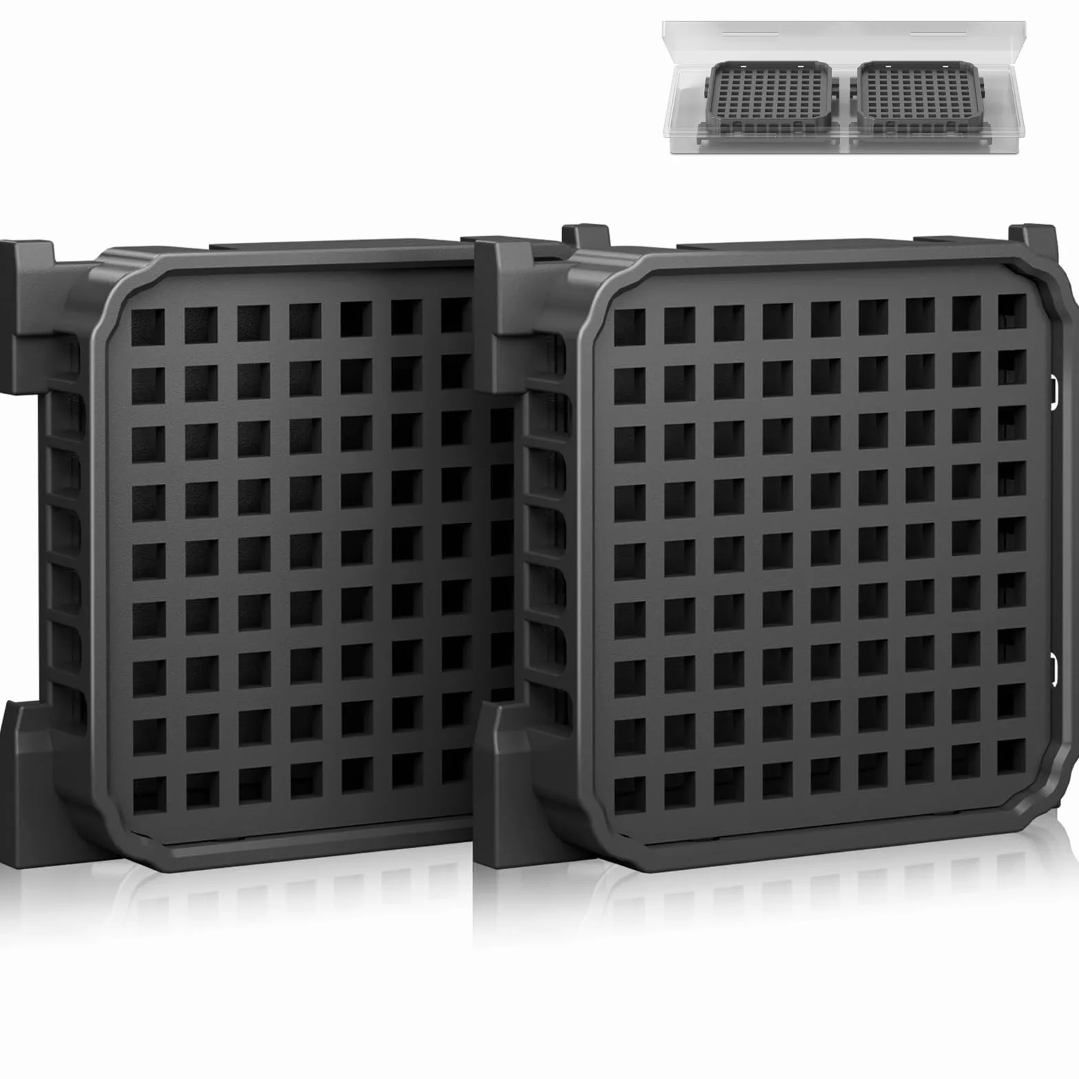 2 Filtros Fresh Air para Liebherr Frigorífico, Filtro de Carbón Activo Apto para Liebherr 9096989, 988246000, 988246001, 9882429, 9882460, sustituye a 7440021-00