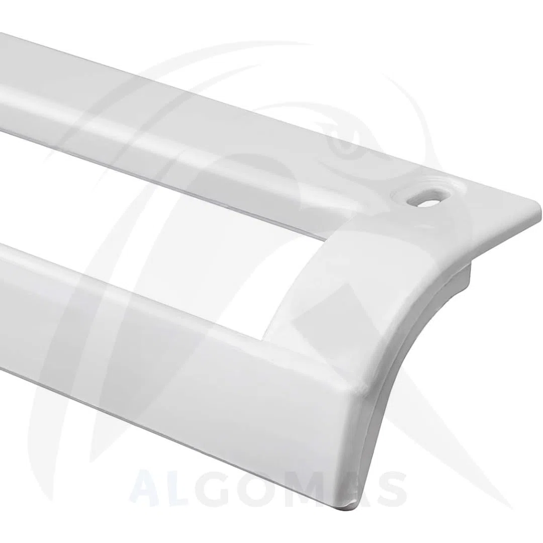 ALGOMAS® 2 Tiradores de frigorífico adaptable a Balay, Bosch. LG, Lynx, Crolls | Distancia entre tornillos 16cm | 93613 | 00093613