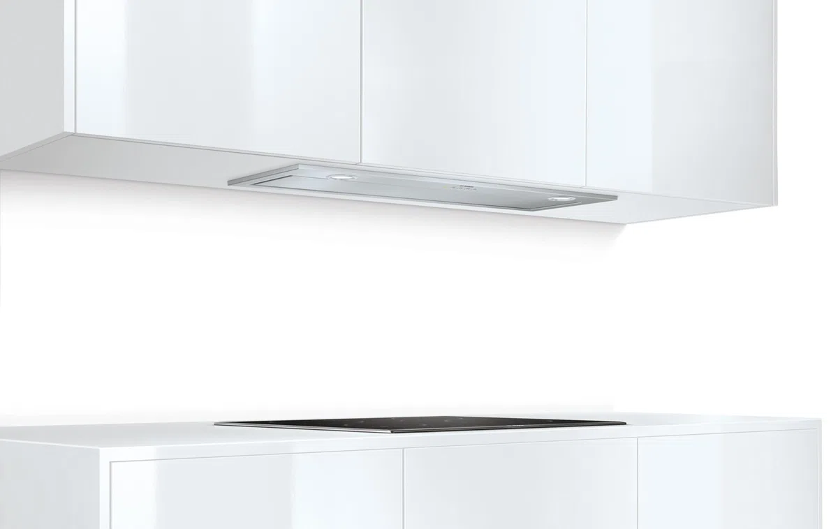 Bosch DHL885C - Serie 6 Módulo de integración 86 cm, 730m3/h, LEDs acero inoxidable, silenciosa