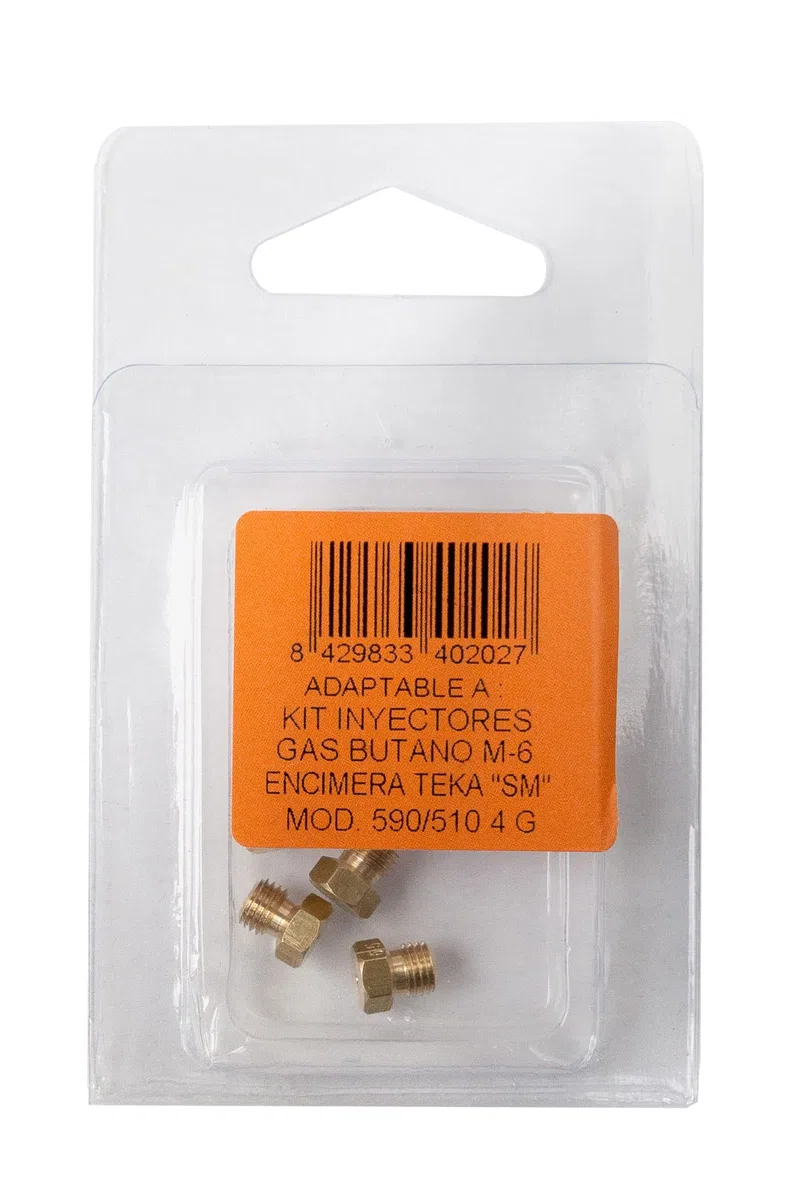 TLT PARTS Kit INYECTORES GAS BUTANO M-6 COCINA TEKA SM