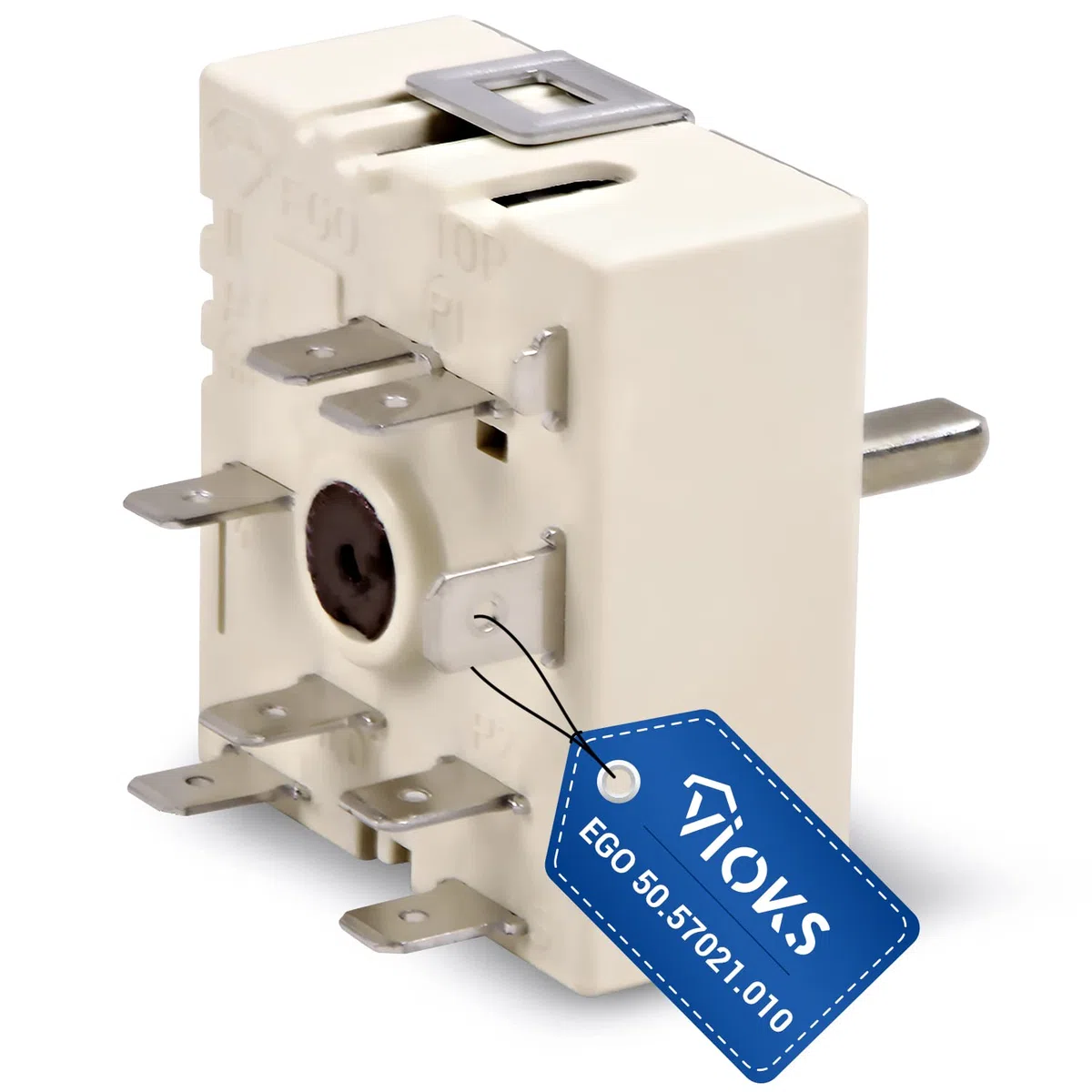 Regulador de energía, interruptor de placa de cocina, repuesto para EGO 50.57021.010, 230 V, monocírculo para placa de cocina, Miele, AEG, Bosch, Siemens, Neff Ignis