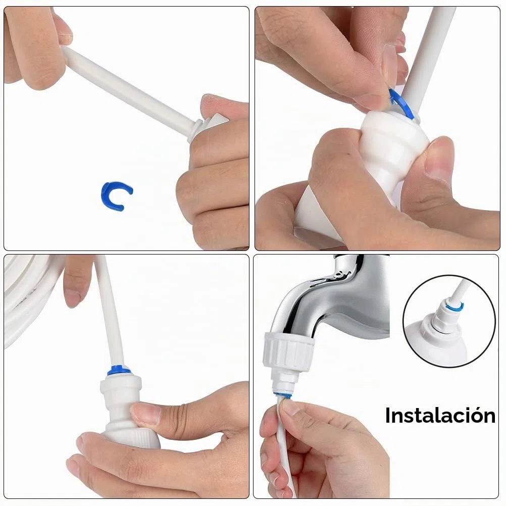 FOCCTS 15 metros manguera de suministro de agua tubo y kit de conectores de refrigerador para refrigerador de estilo europeo doble refrigerador (1/4"pipe)