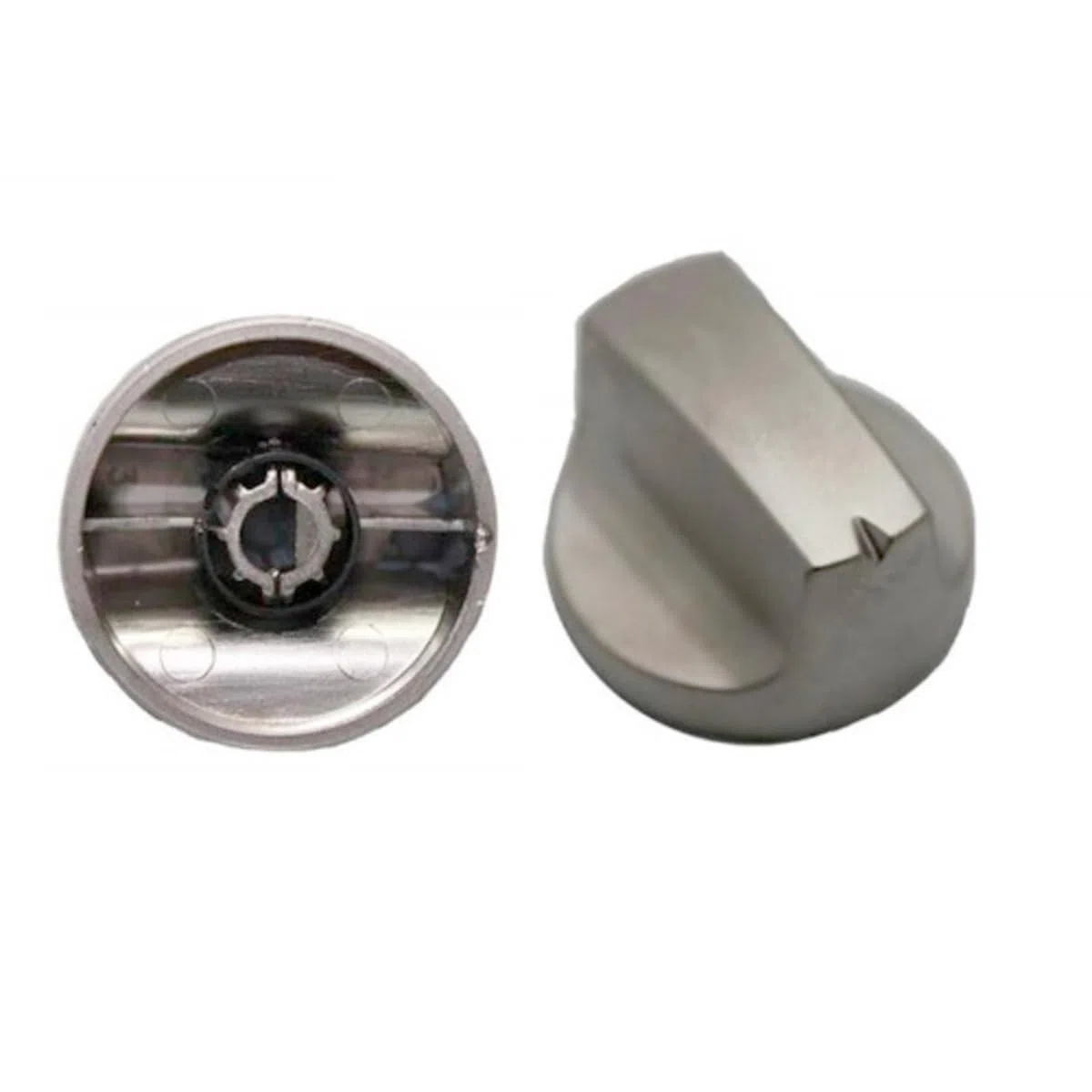 Mando metalizado compatible con horno Teka HE510 (eje 6 mm) 61004111