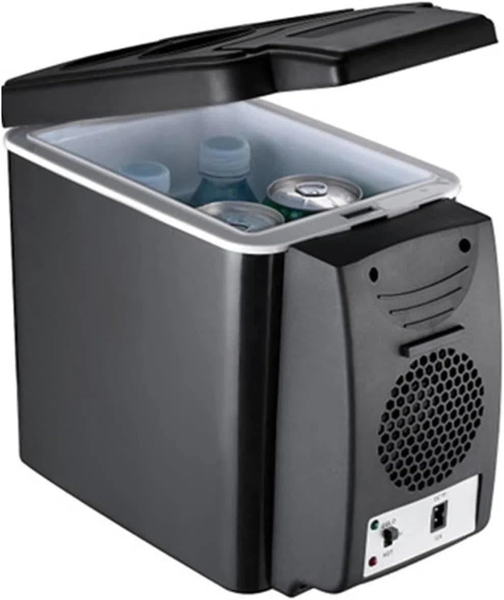 Mini refrigerador pequeño de 6L para coche, congelador y caja de refrigeración y calefacción, 2 en 1, multifunción, para viajes.