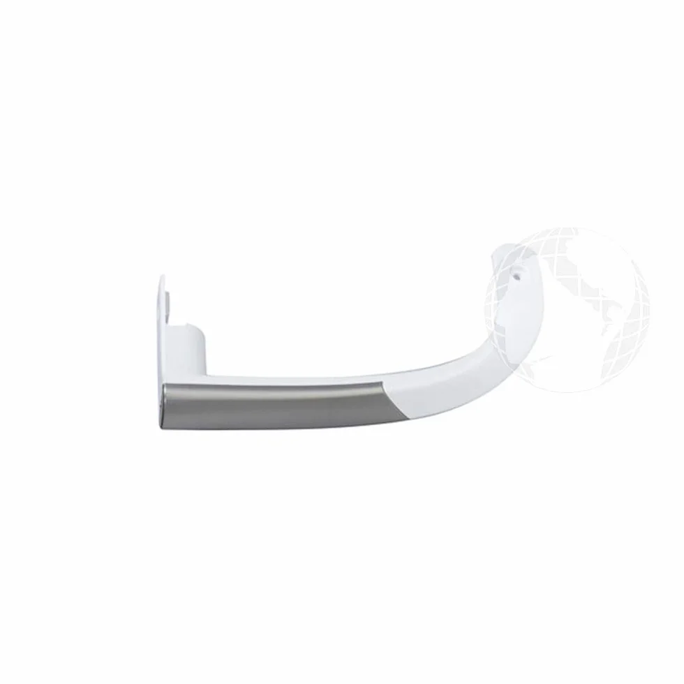Tirador puerta superior para frigorífico (ORIGINAL Beko) color blanco y gris, código del recambio: 4326391000
