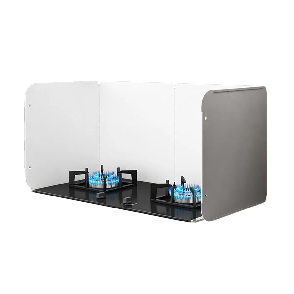 Pantalla plegable 4 lados salpicaduras aceite,protector grasa antiadherente