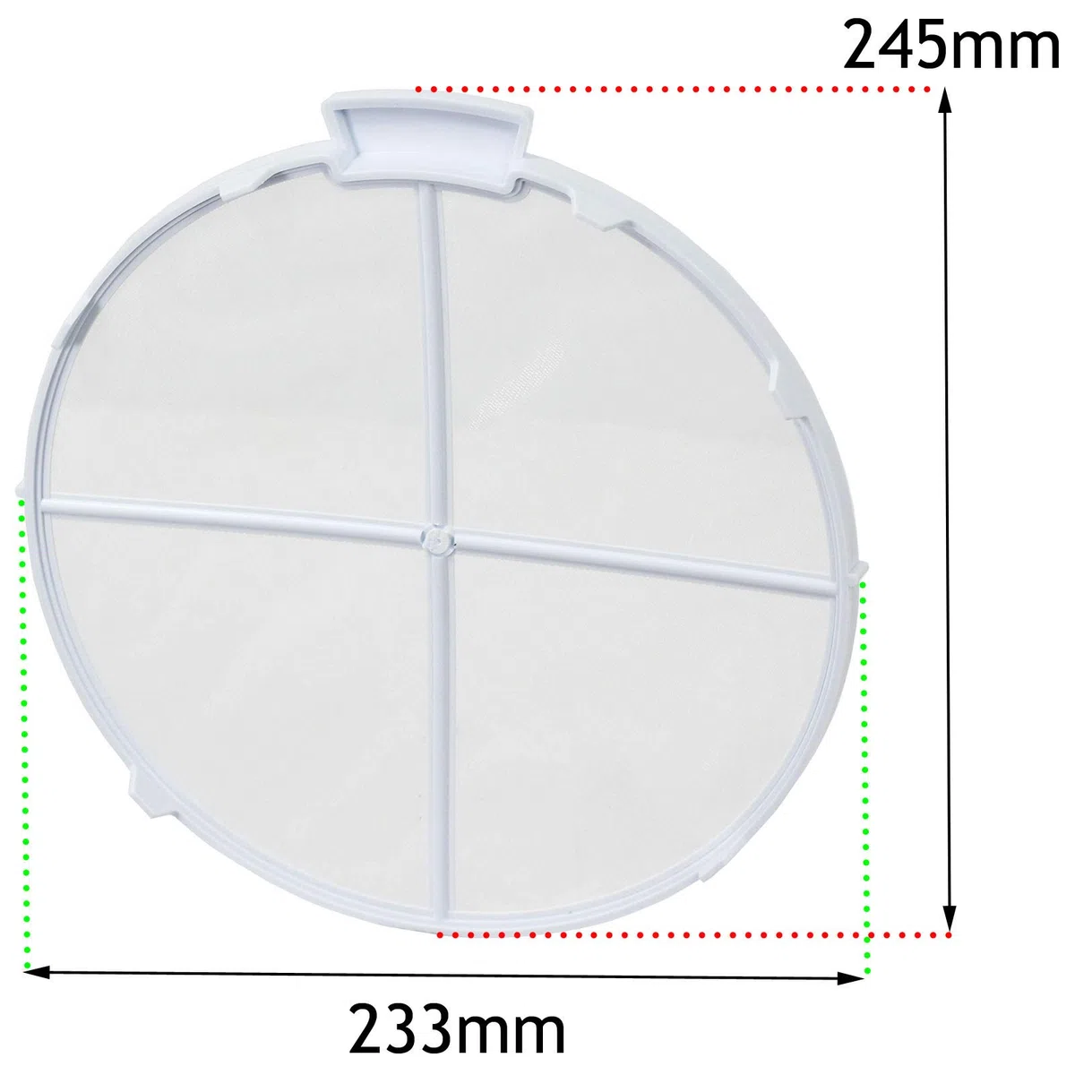 SPARES2GO Filtro de pelusa para Indesit secadoras