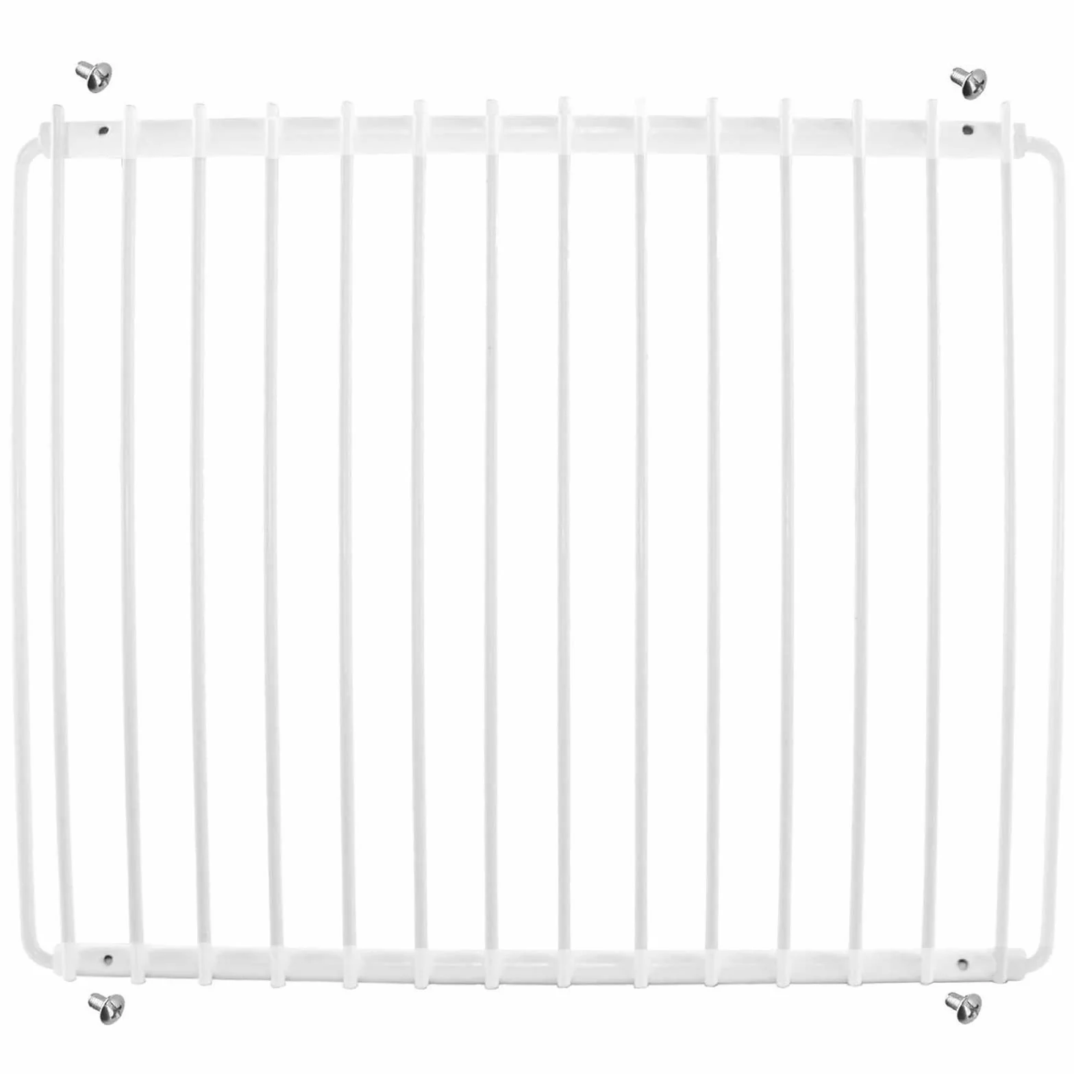 SPARES2GO Universal Estante Refrigerador Congelador Ajustable, Recubierto de plástico, Brazos extensibles (Blanco)