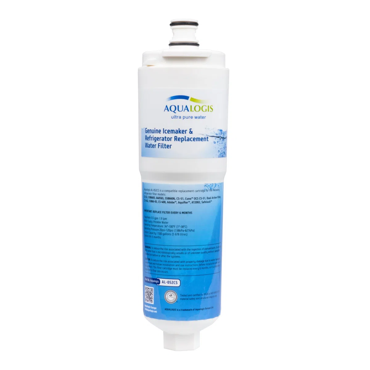 AL-052CS Compatible Fridge Water Filter With Bosch Siemens Neff CS-52 640565 5586605