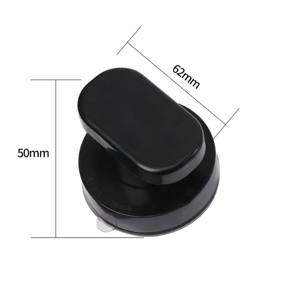 KAFENDA Adhesivo fuerte ventosa manijas de puertas y ventanas de vidrio. Cocina, nevera, cajonera, mueble tirador. agarraderas de baño, manijas sin agujeros, ventosas(negro)