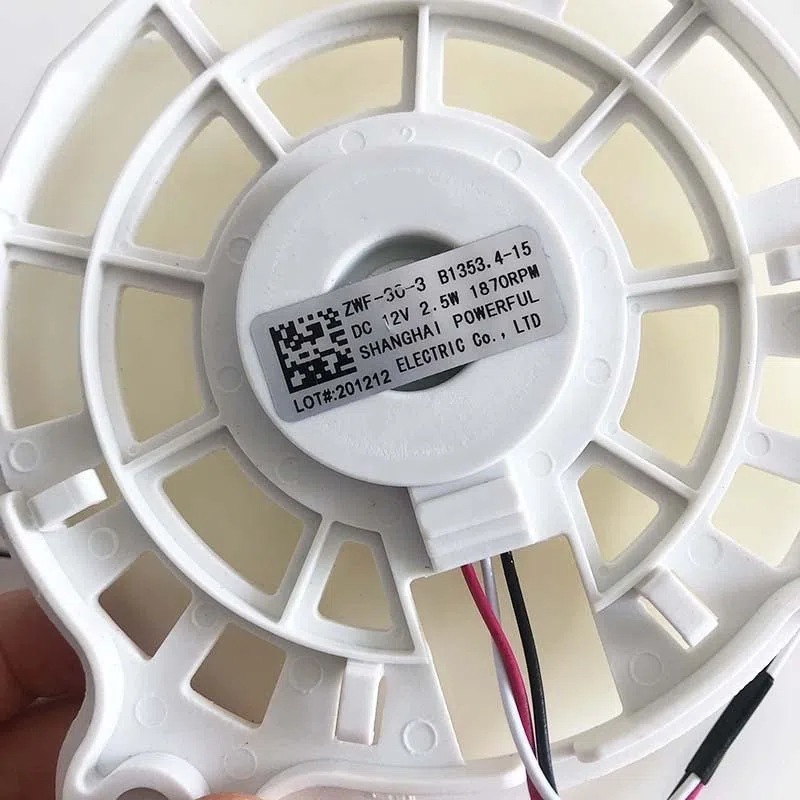 INTCHE ZWF-30-3 12V2.5W for Samsung Meiling Athena Refrigerator Piezas del ventilador de enfriamiento del evaporador