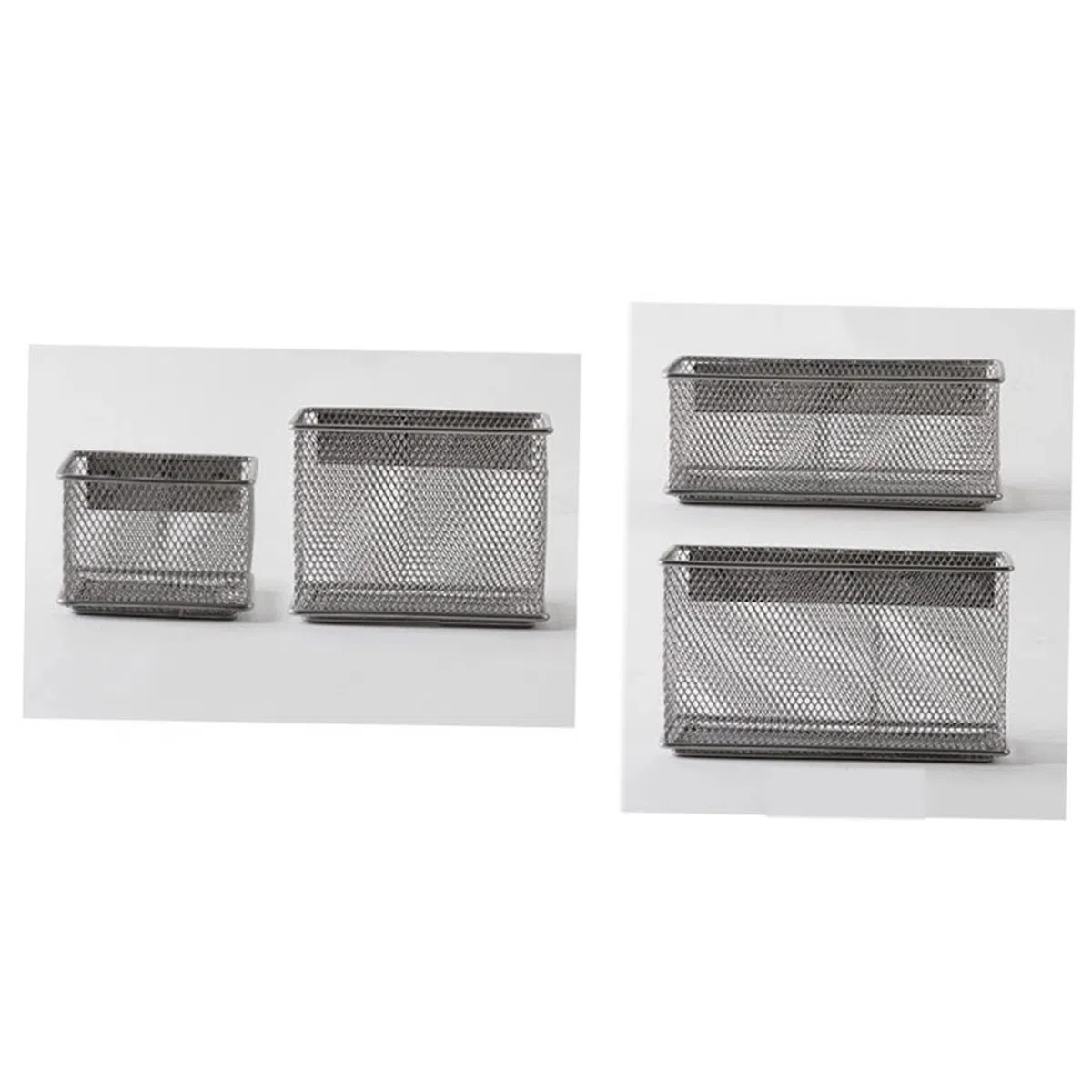 GALPADA Cesta Metálica Hueca Magnética Extragrande para Refrigerador, Soporte de Red de Metal, Imán Fuerte, Almacenamiento Múltiple para Cocina y Oficina, Cesta Organizadora Colgante