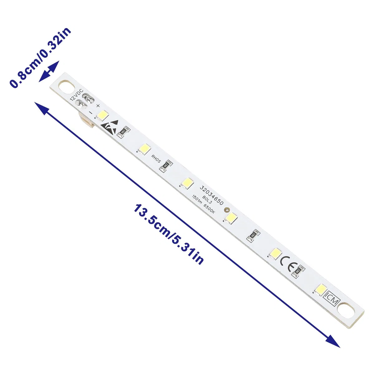 EMSea Tira de Luces LED para Frigorífico 32034650 T35 Compatible con Candy Frigorífico