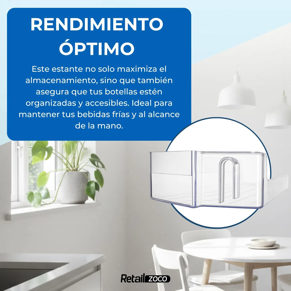 Estante Botellero Frigorífico compatible con Balay, Botellero superior para la nevera, código original 11013414, compatible con 3FCE563ME, 3FCE642ME, 3KF6510WI, entre otros