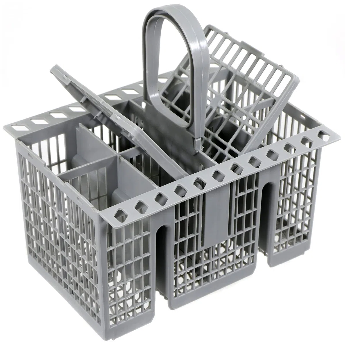 Spares2go Cesta para cubiertos universal para lavavajillas compatible con Hotpoint, para Indesit, para Artiston, para Whirlpool C00257140 (mango desmontable)