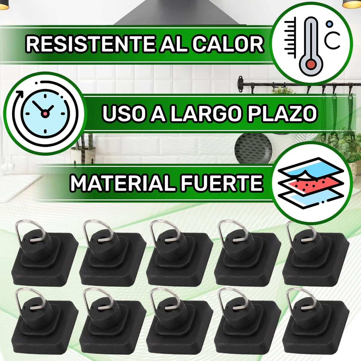 ONIX TECH 10 Piezas Pies de Goma para Parrillas de Cocina de Gas 18x15x15 mm con Código Original 694010259 para Smeg