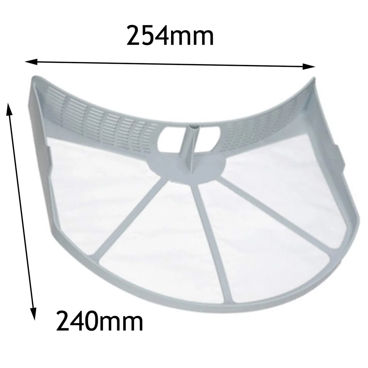 Spares2go Filtro de Pelusa Compatible con Indesit IDV75 IDVL75 IDVL85 Secadora