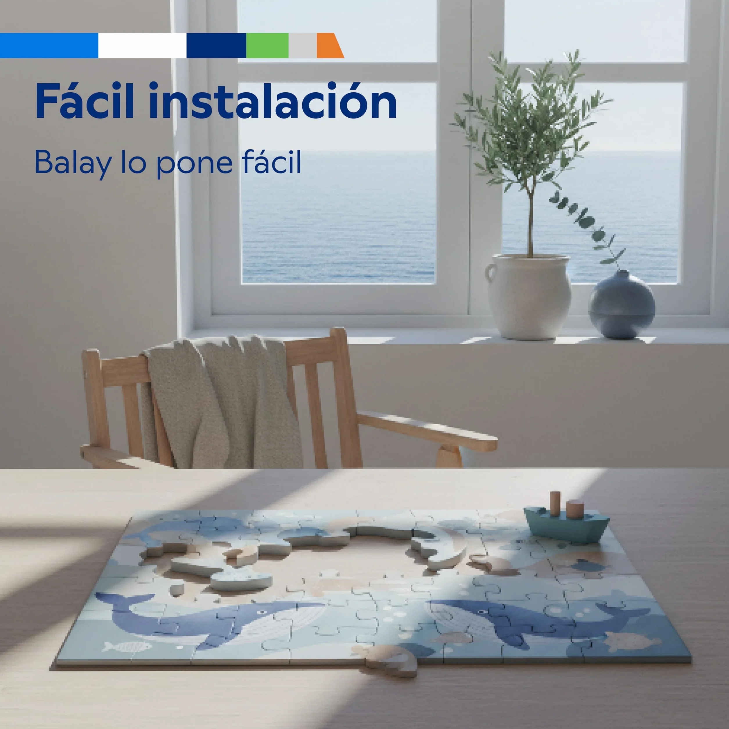 Balay – Placa de Gas, 3 fuegos, Seguridad GasStop, blanco, 3ETX463BB