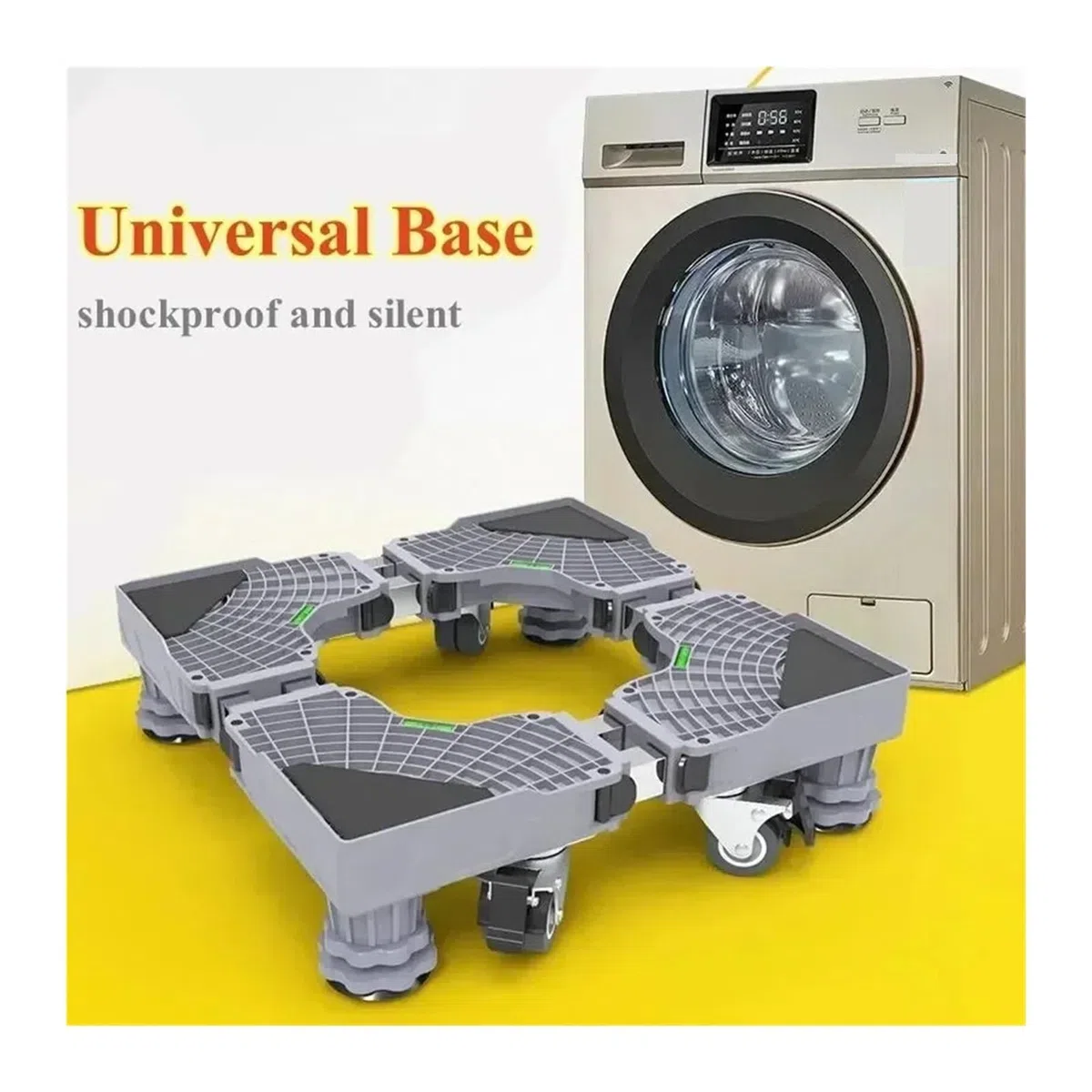 Base Ajustable Multifuncional for Lavadora, Soporte De Base Universal, Base De Elevación for Refrigerador, Secadora, Lavadora(Standard-12 legs)