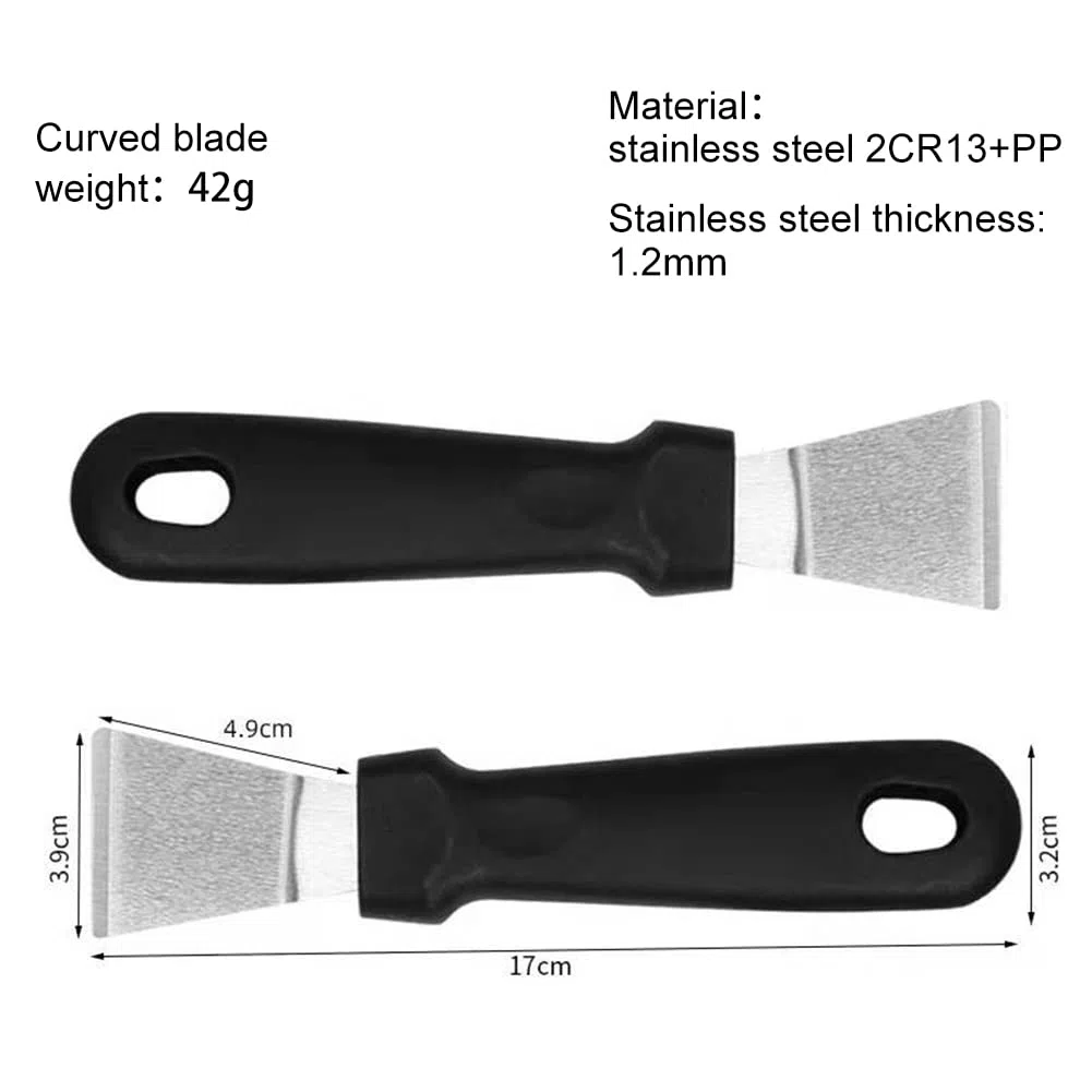 Raspadores de Hielo para Congelador,2 Piezas Pala Rascadora de Hielo, Negro