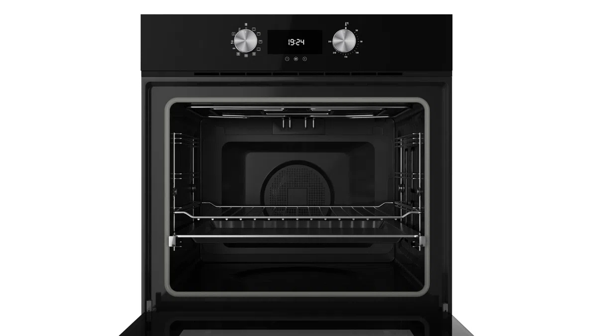 Teka HLB 8400 - Horno Multifunción SurroundTemp, 9 Funciones de Cocinado, Sistema de Limpieza Teka HydroClean, Calentamiento Rápido, Color Cristal Negro