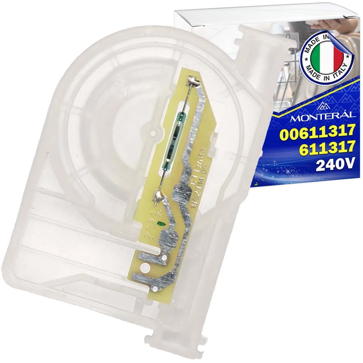 Contador de Agua para Lavavajillas Tiene el Código Original 00611317 611317 Caudalimetro para Lavavajillas para Bosch para Siemens - MADE IN ITALY - Garantía de 10 Años – MONTERAL