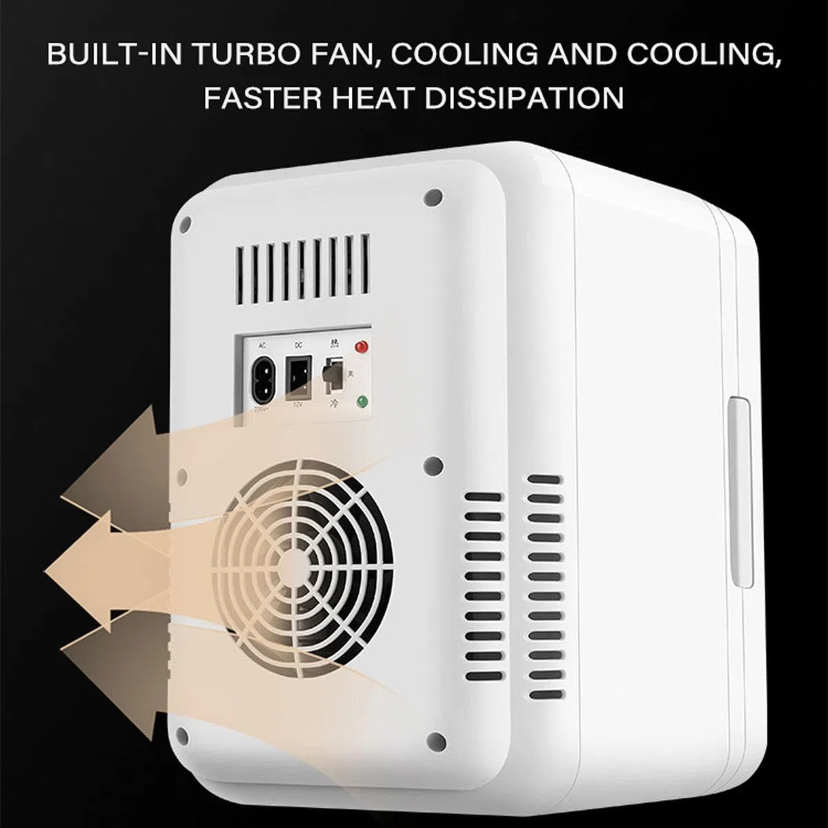 Mini refrigerador pequeño de 8 litros para coche, congelador eléctrico, para coche, caravana, camping, viajes o uso doméstico.