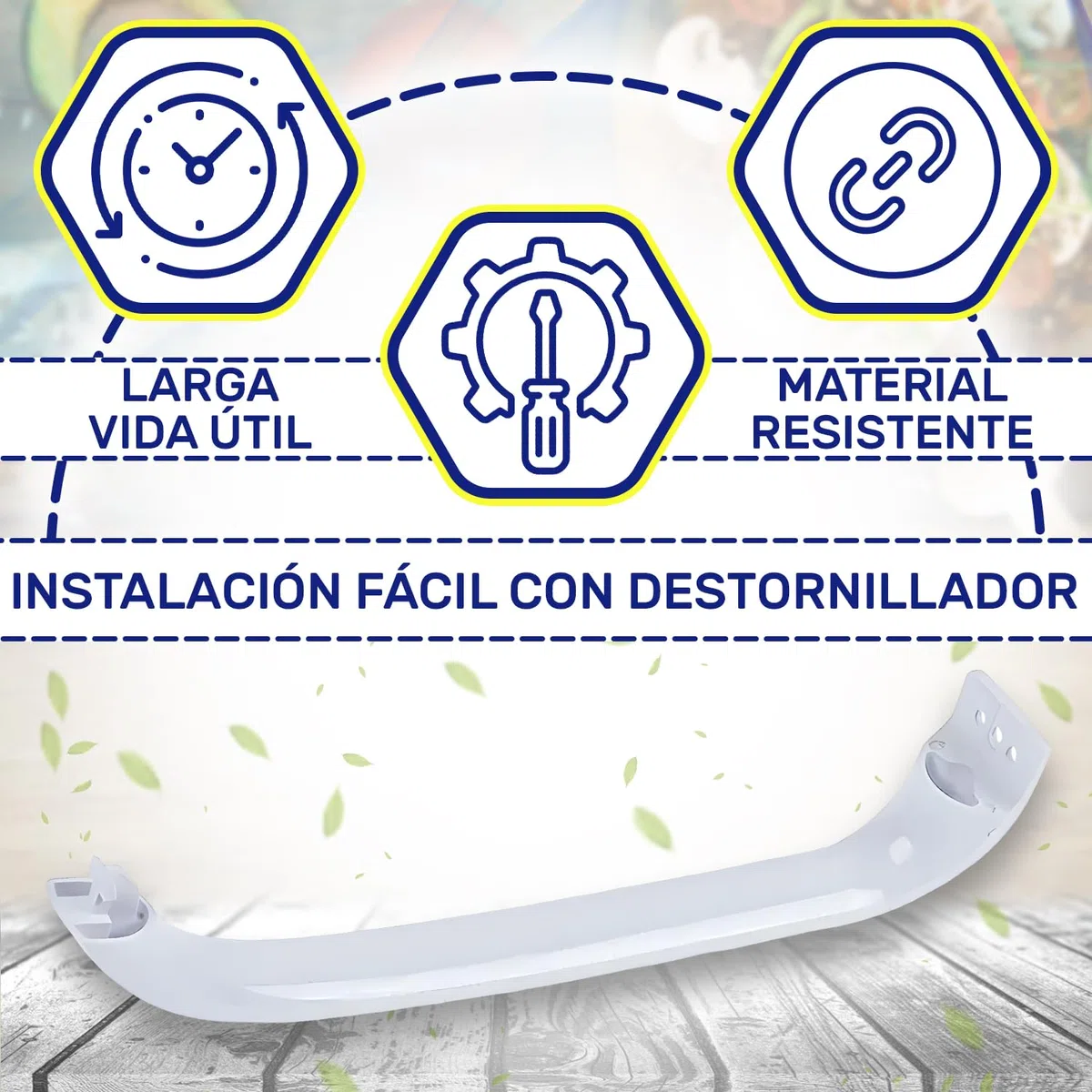 MONTERAL Tirador Frigorifico y Congelador 317 x 70 x 42 mm con Código Original 369547 00369547 00488448 00488916 para Bosch para Siemens - Garantía de 10 Años
