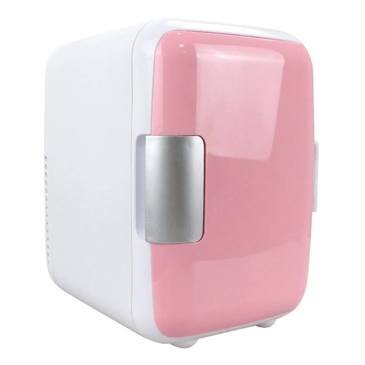 Mini refrigerador portátil mini refrigerador compresor automático frío coche congelador (rosa)