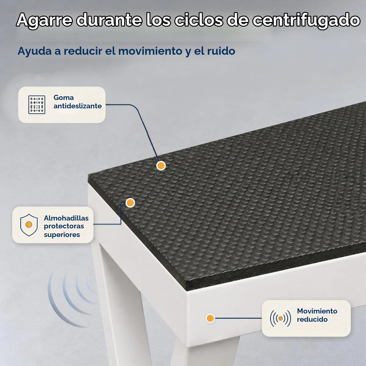 Maxi – Kit apilable universal para lavadora y secadora | Estructura ajustable (72–82 cm), Capacidad 100 kg | Sin taladros, Antivibración, Ahorro de espacio