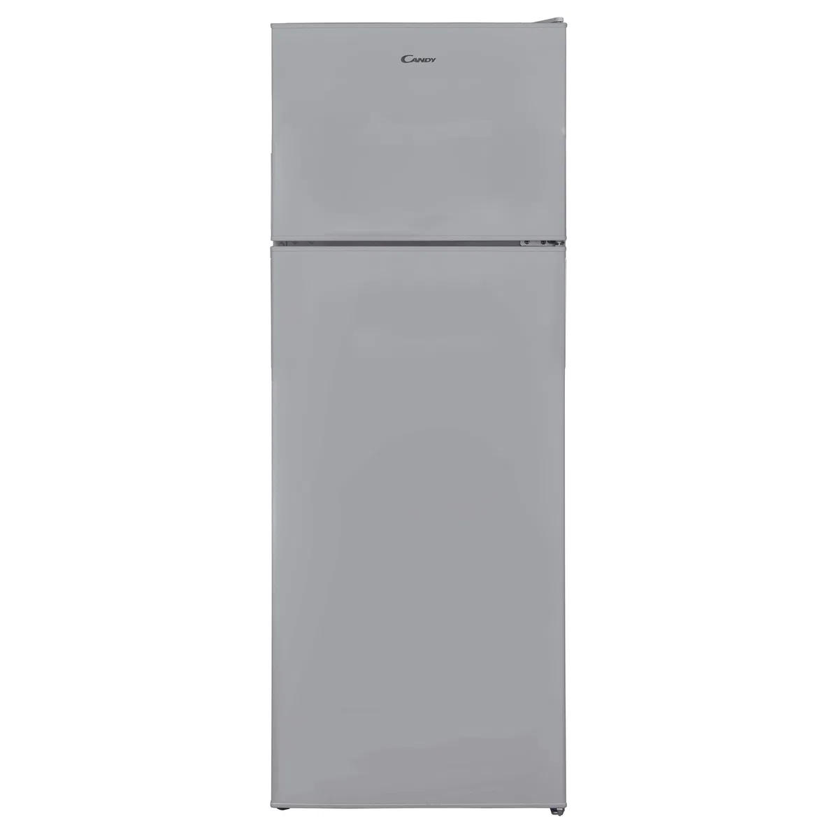 CANDY CMDDS 5142XN, Frigorífico Dos Puertas, 55CM, 204L, Tecnología Estática, Cajón Verdulero, Control Temperatura Interno, LED, Puertas Reversibles, Altura Ajustable, Ruedas, 40DB, Clase F, Inox
