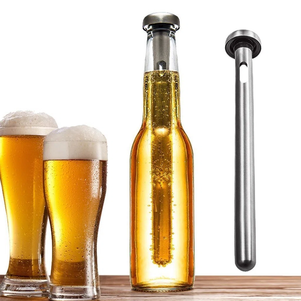 Bastón de refrigeración para cerveza (2 unidades); fabricado en acero inoxidable de alta calidad, de Grand Kitchener