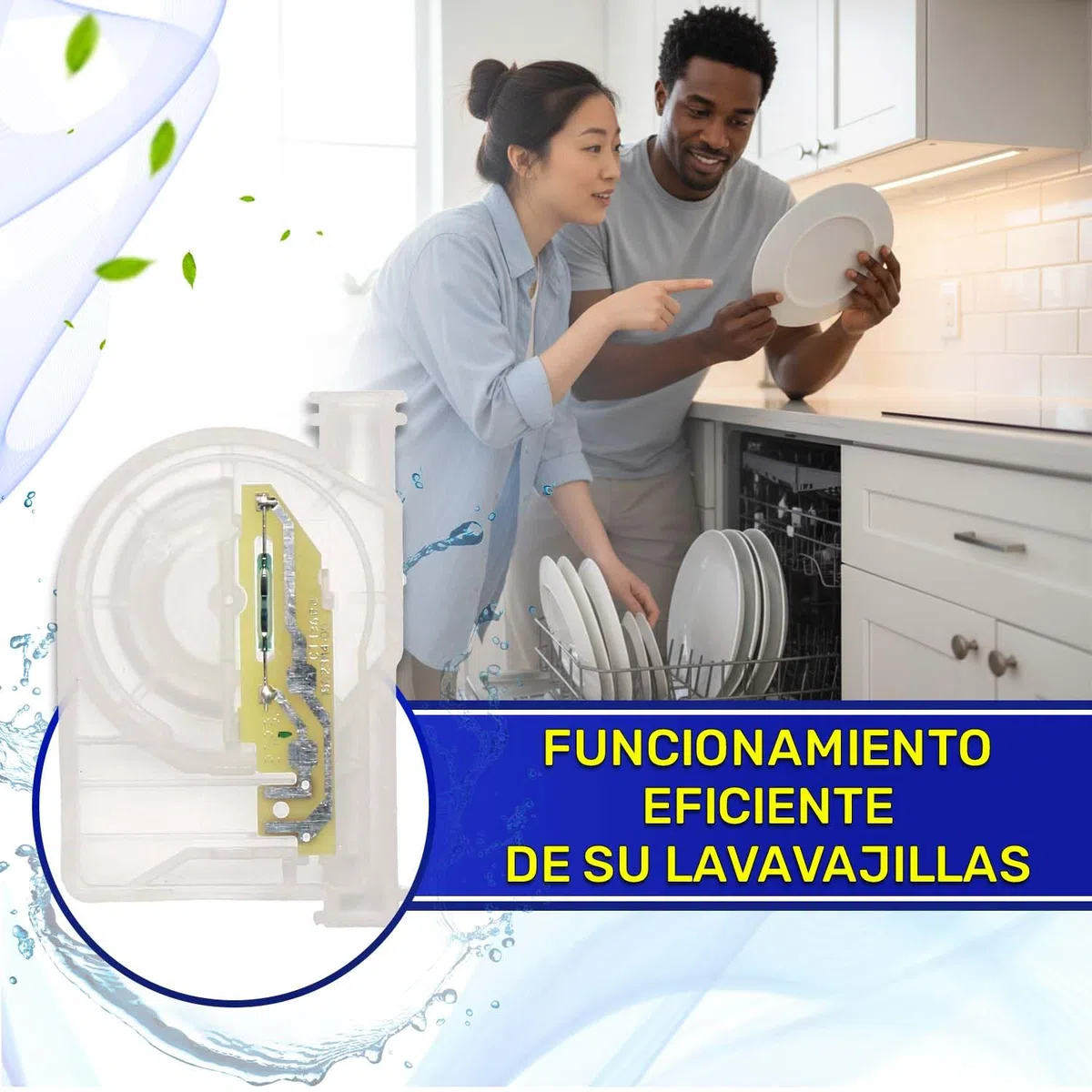 Contador de Agua para Lavavajillas Tiene el Código Original 00611317 611317 Caudalimetro para Lavavajillas para Bosch para Siemens - MADE IN ITALY - Garantía de 10 Años – MONTERAL
