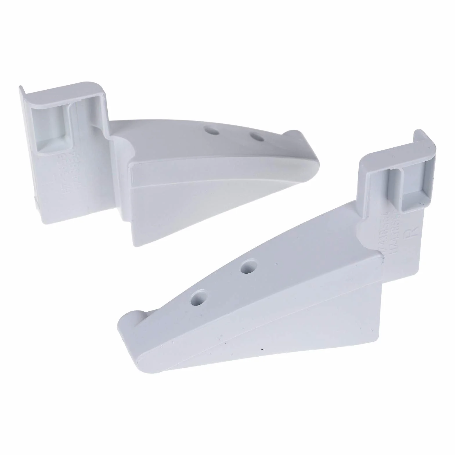 DL-pro Juego de soporte derecho e izquierdo para Liebherr 7438550 7438548 - Soporte de panel lateral robusto para compartimento de botellas, puerta, frigorífico, congelador, combinación