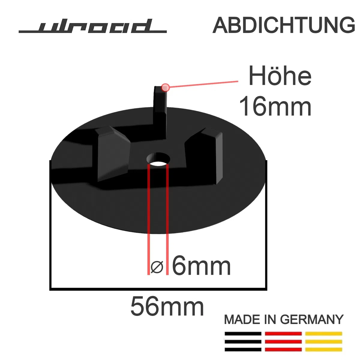 I Made in Germany I Junta apta para IKEA Atlant Domsjö Boholmen udden tapón fregadero fregadero pieza de repuesto accesorio cesta colador Antlant tapón junta de repuesto